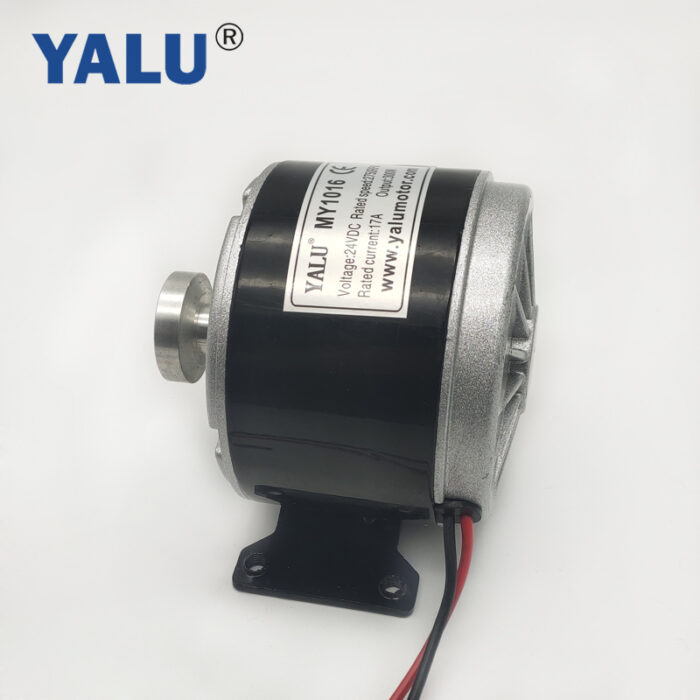 MY1016 300W 24V PMDC Ebike DC Motor with Synchronous Wheel